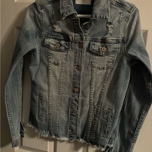 Kancan Distressed Denim Jacket